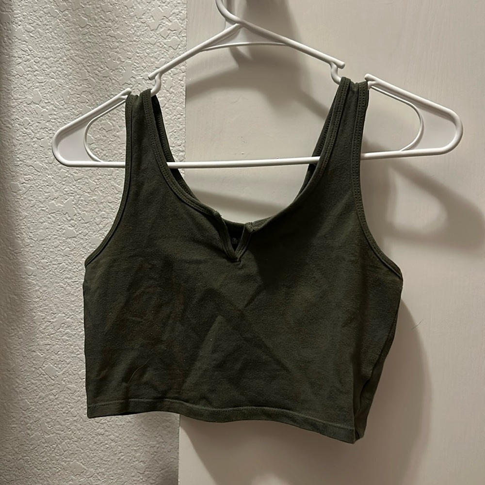 Olive green Top